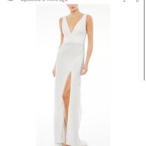 Mac Duggal NWT white retails $398